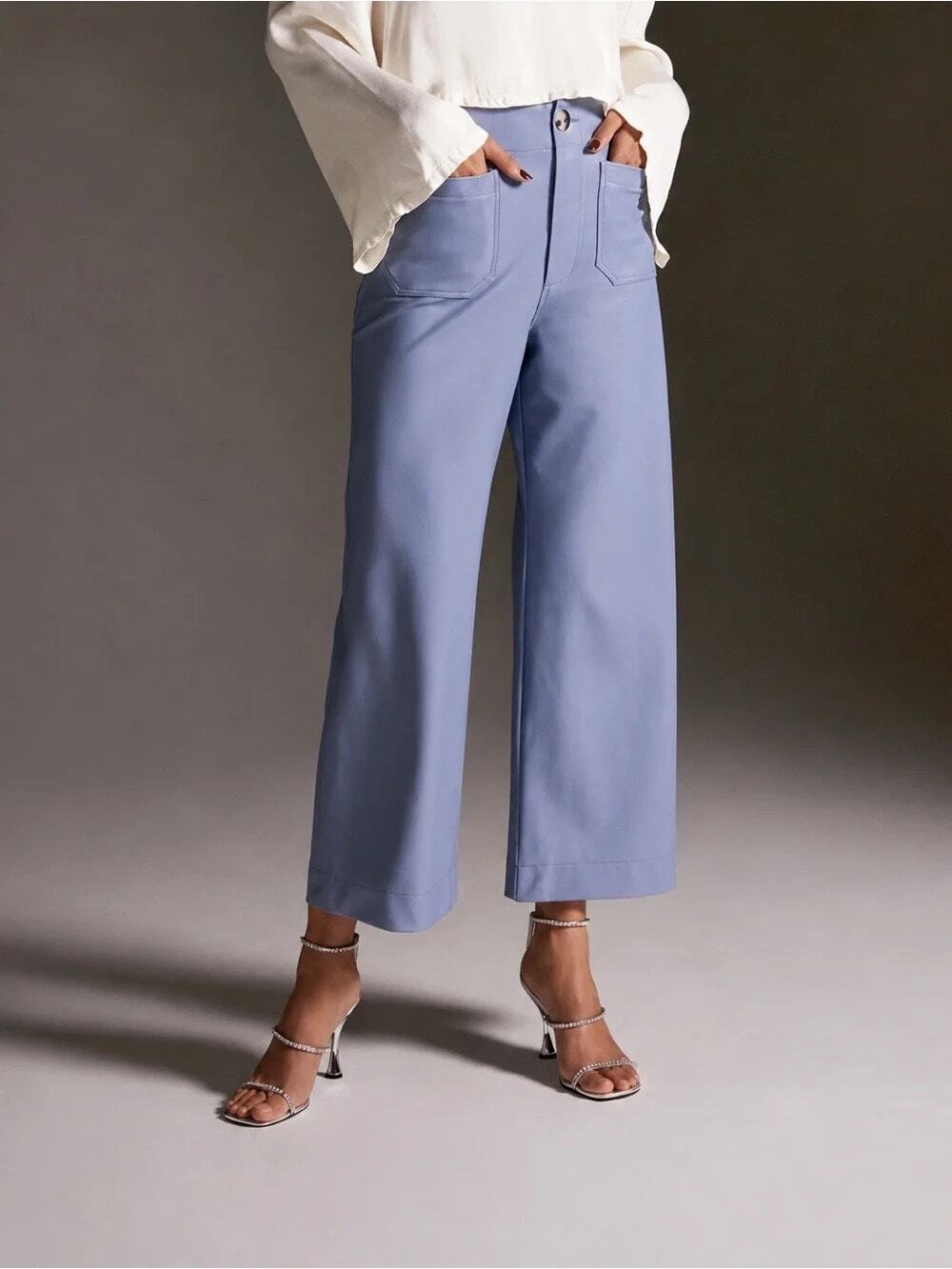 Anthropologie Maeve Faux Leather Colette Pant